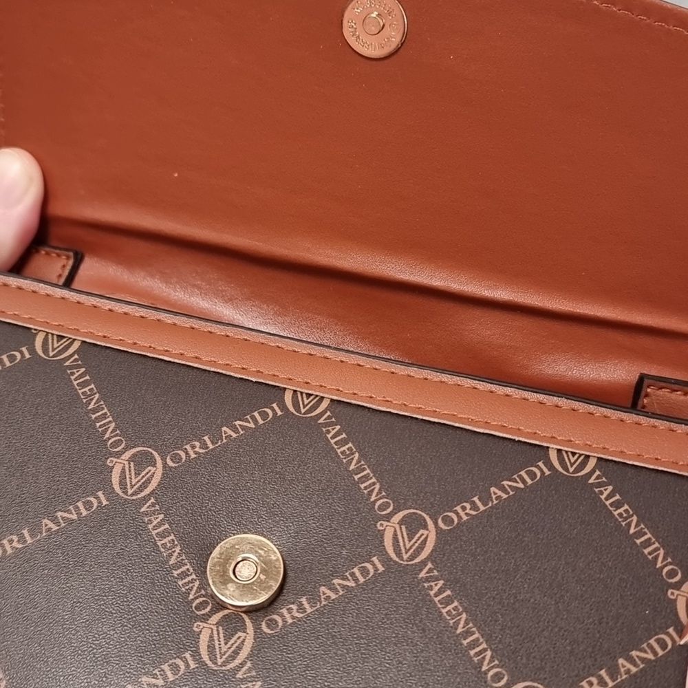 VALENTIO ORLANDO italian vegan leather crossbody bag purse - Picture 7 of 16